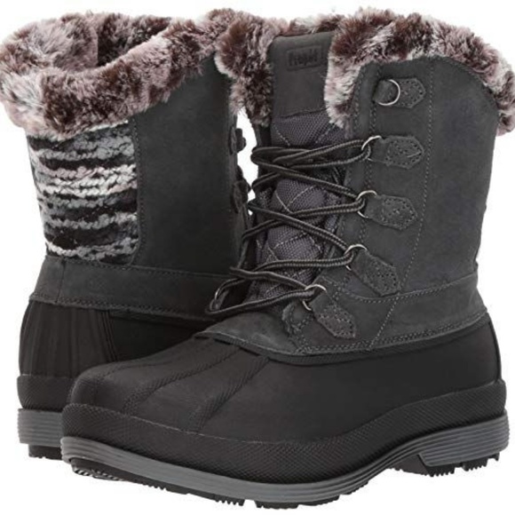propet women's lumi tall lace snow boot